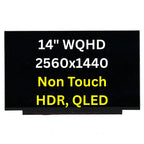 Lenovo ThinkPad X1 Carbon 6th Gen Replacement LCD Screen 14" WQHD with HDR