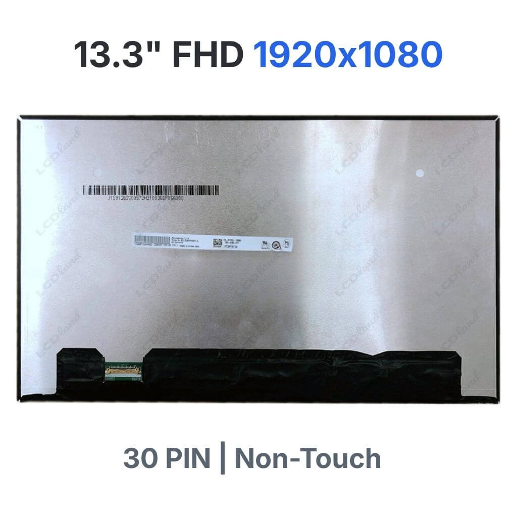 B133HAN04.6 replacement LCD screen 13.3 inch FHD IPS 30-pin display