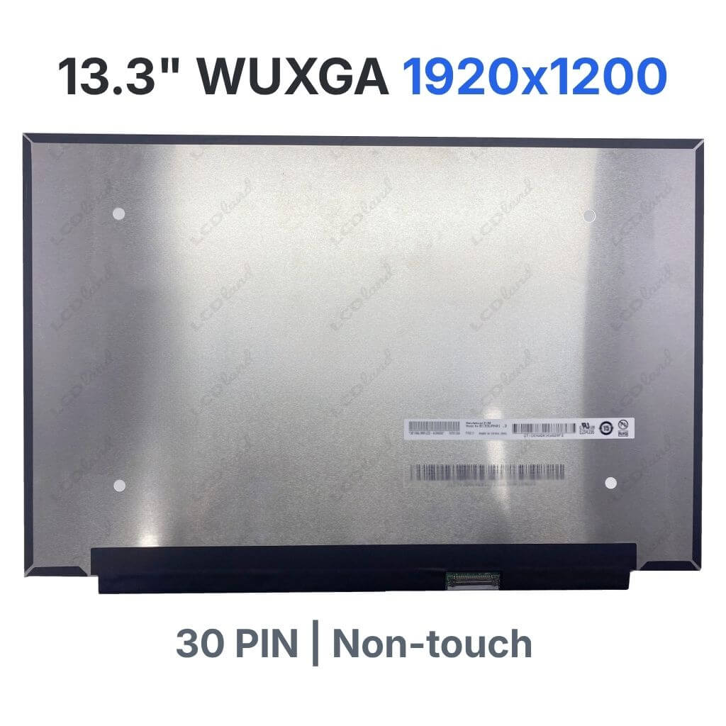 B133UAN01.3 replacement LCD screen 13.3 inch WUXGA IPS 30-pin display