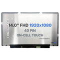 B140HAK03.2 HW6A Replacement Laptop LCD Screen 14" FHD (1920x1080) IPS Touchscreen