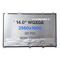 B140QAN03.0 HW0A Replacement Laptop LCD Screen 14" WQXGA (2560x1600) IPS With Mounting Brackets