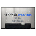 B140QAN05.0 HW1A Replacement Laptop LCD Screen 14" 2240x1400 IPS