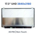 B173ZAN01.1 replacement LCD screen 17.3 inch UHD IPS 40-pin display