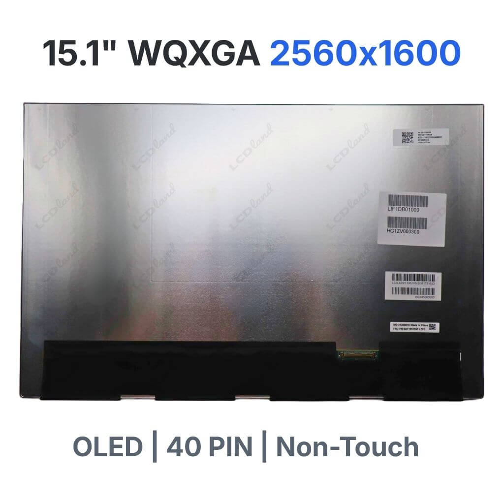 EF10QBC64.C replacement LCD screen 15.1 inch WQXGA OLED 40-pin display