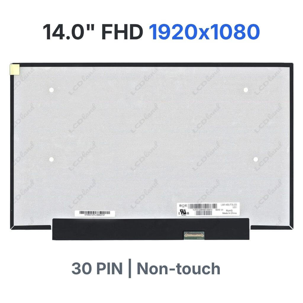 B125HAN02.2 HW0A replacement LCD screen 12.5 inch FHD IPS 30-pin display
