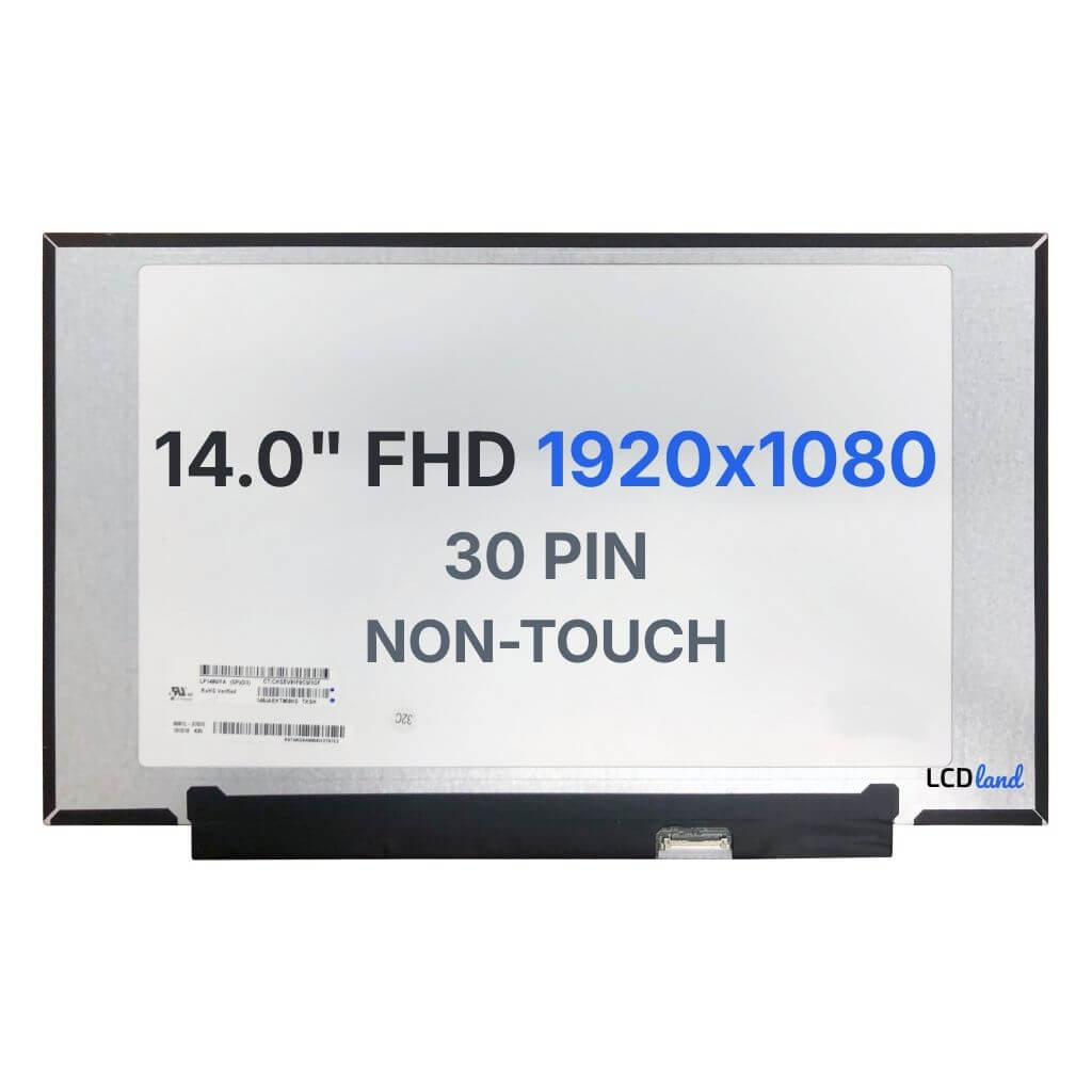 LP140WFA-SPD3 Replacement Laptop LCD Screen 14" FHD (1920x1080) IPS