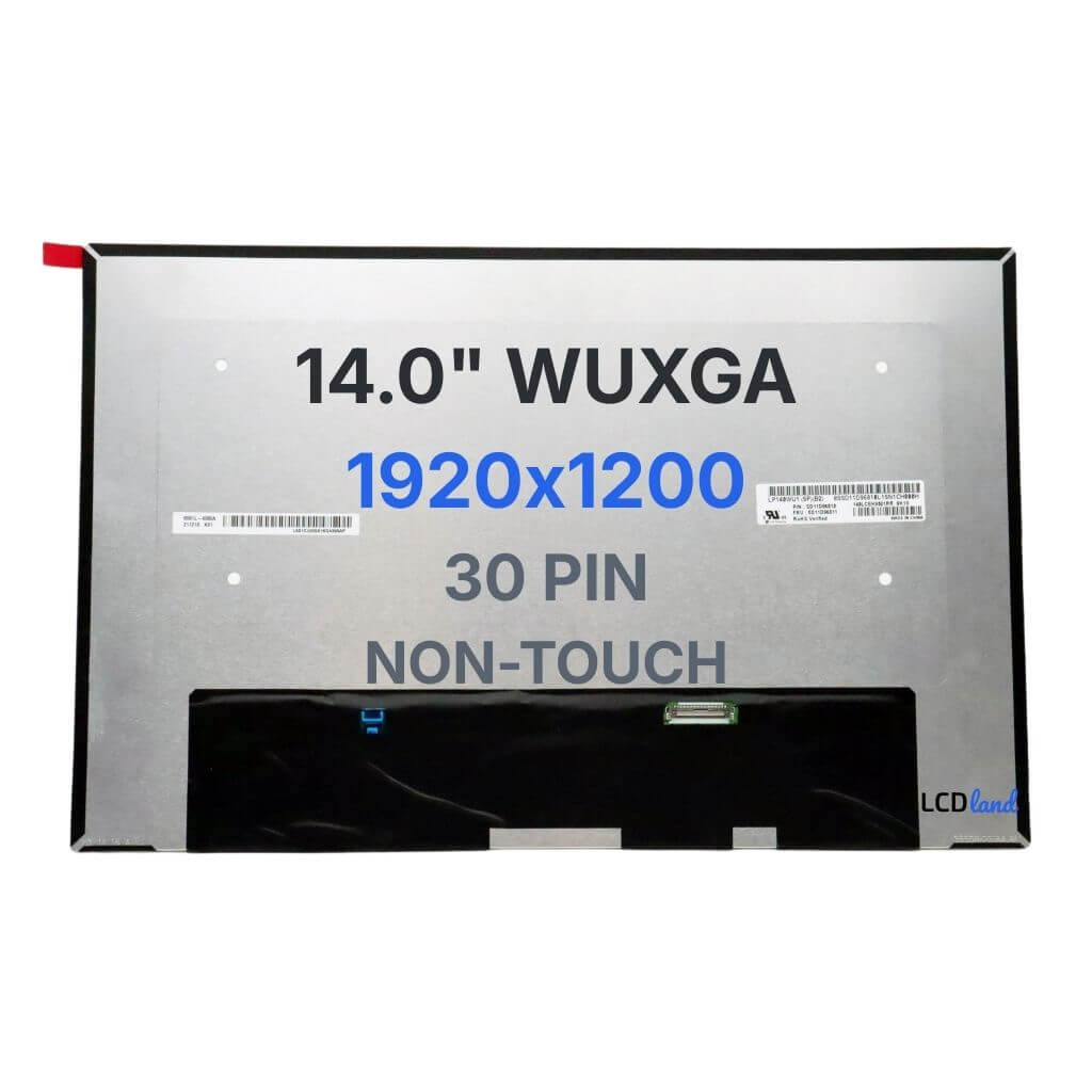 LP140WU1-SPB2 Replacement Laptop LCD Screen 14" WUXGA (1920x1200) IPS