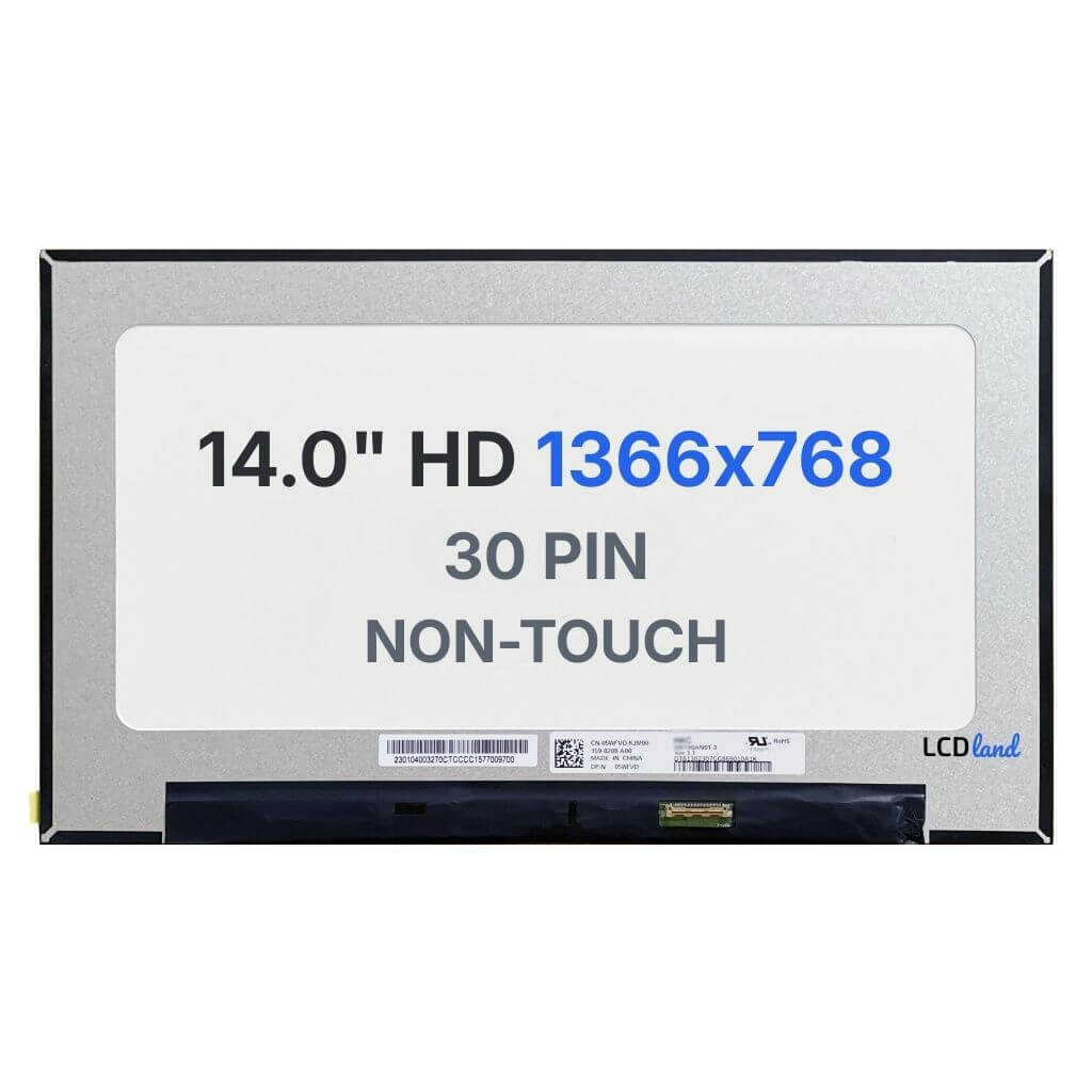 MB140AN01-3 Replacement Laptop LCD Screen 14" WXGA (1366x768)