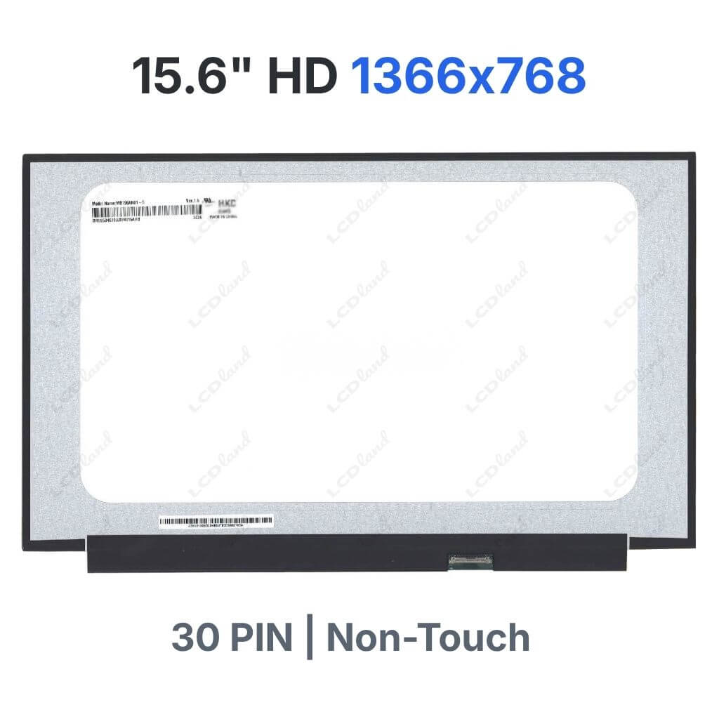 MB156AN01-5 Replacement Laptop LCD Screen 15.6" WXGA (1366x768)