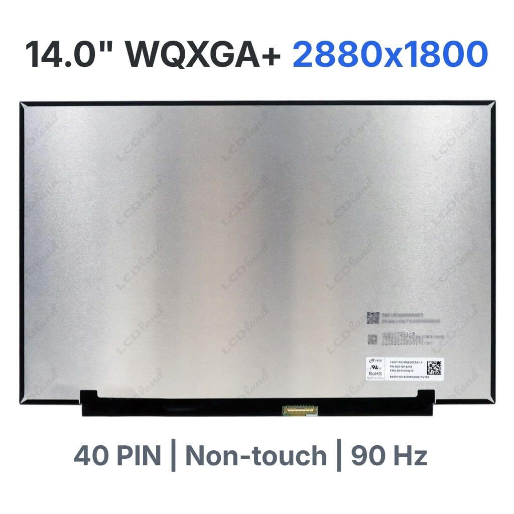 MNE007ZA1-3 replacement LCD screen 14.0 inch WQXGA+ IPS 40-pin display