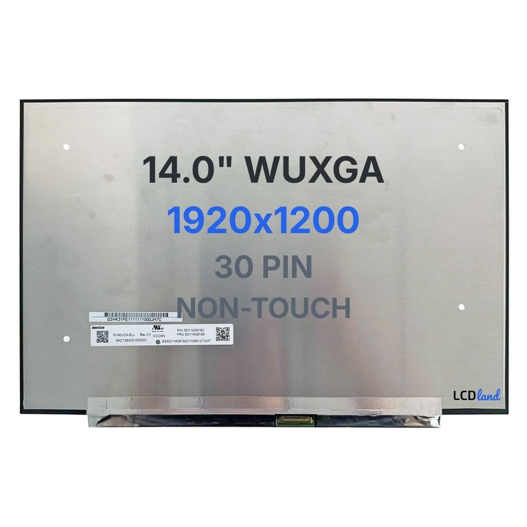 N140JCA-ELL Replacement Laptop LCD Screen 14" WUXGA (1920x1200) IPS