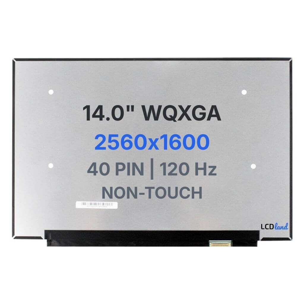NE140QDM-NX2 Replacement Laptop LCD Screen 14" WQXGA (2560x1600) IPS 120 Hz