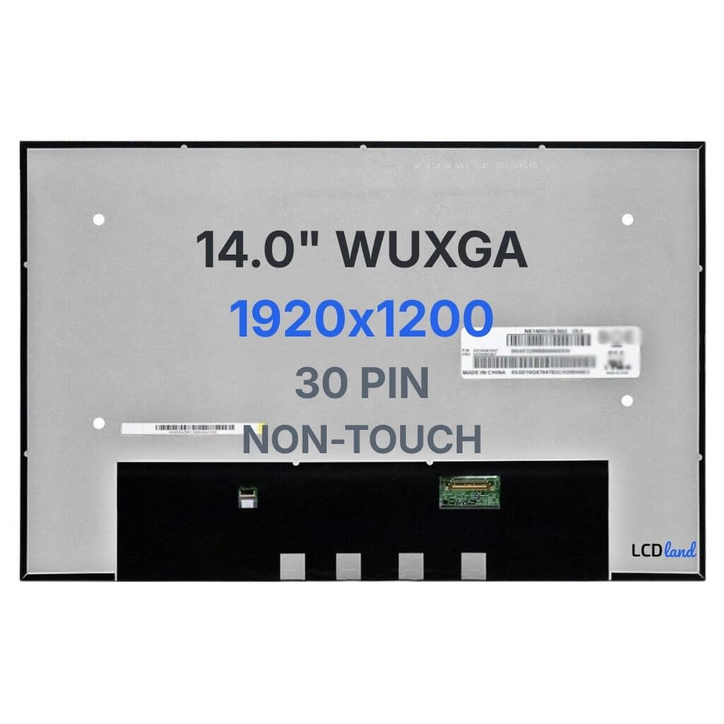 NE140WUM-N62 Replacement Laptop LCD Screen 14" WUXGA (1920x1200) IPS