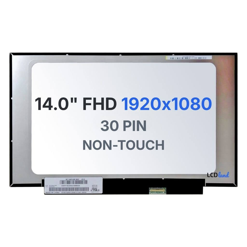 NT140FHM-N43 Replacement Laptop LCD Screen 14" FHD (1920x1080)