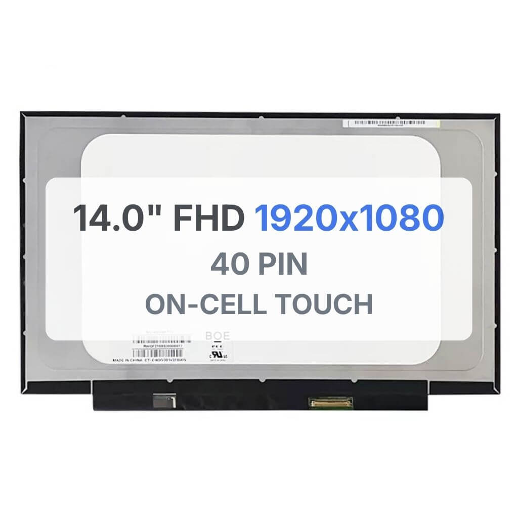 NV140FHM-T11 Replacement Laptop LCD Screen 14" FHD (1920x1080) IPS Touchscreen