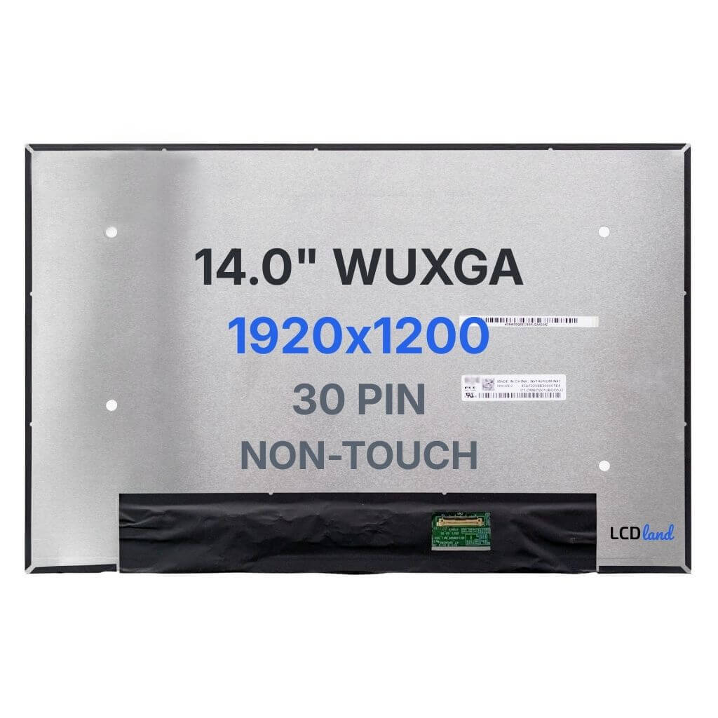 NV140WUM-N41 Replacement Laptop LCD Screen 14" WUXGA (1920x1200) IPS