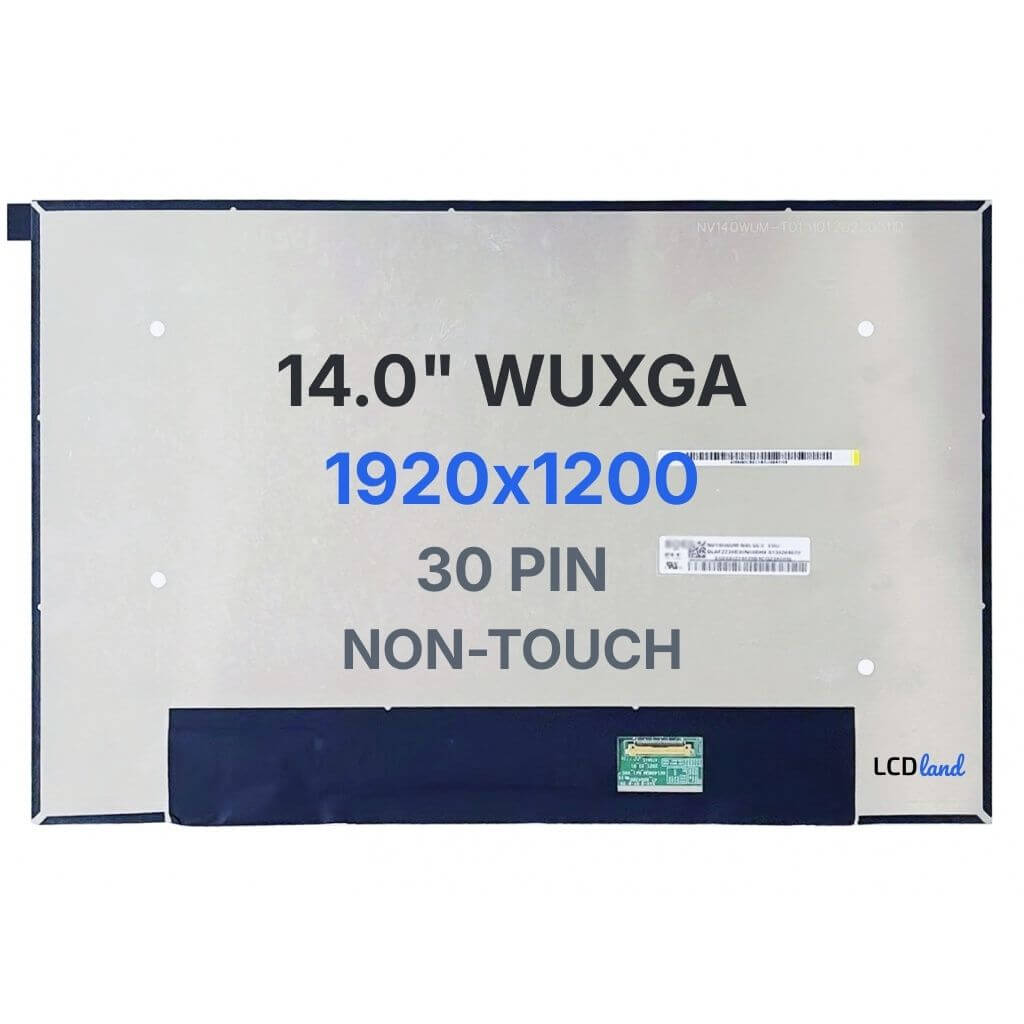 NV140WUM-N46 Replacement Laptop LCD Screen 14" WUXGA (1920x1200) IPS
