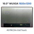 R160NW41 R2 Replacement Laptop LCD Screen 16" WUXGA (1920x1200) IPS Touchscreen