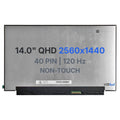 TL140BDXP01-00 Replacement Laptop LCD Screen 14" QHD (2560x1440) IPS 120 Hz