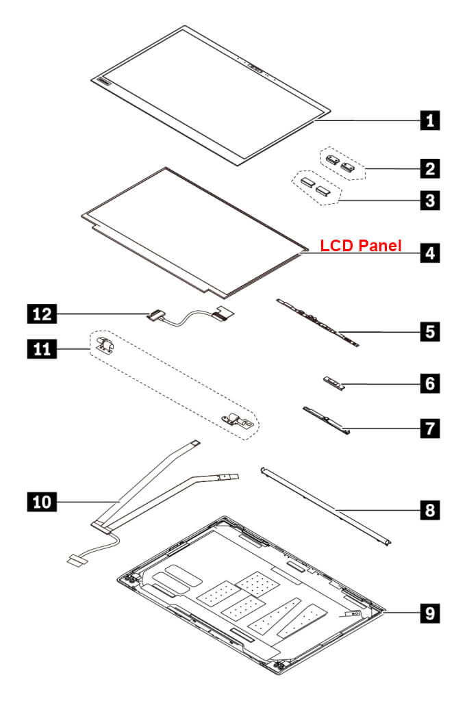 Lenovo ThinkPad X1 Carbon 6th Edition Display Schematic